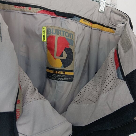 BURTON DRYRIDE Men’s Snowboarding Cargo Pants Black size M - Picture 7 of 16